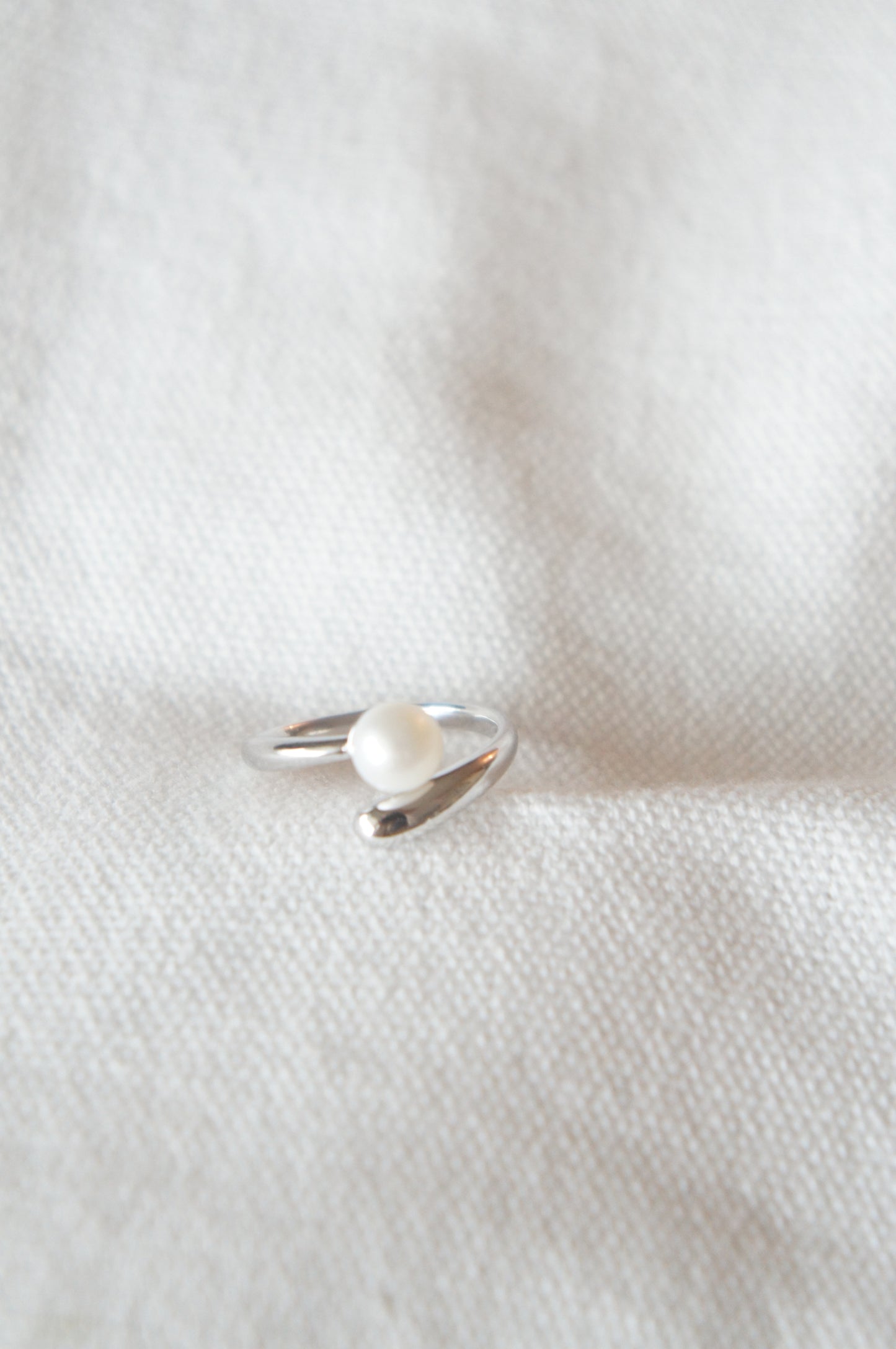 Pearl Open Ring