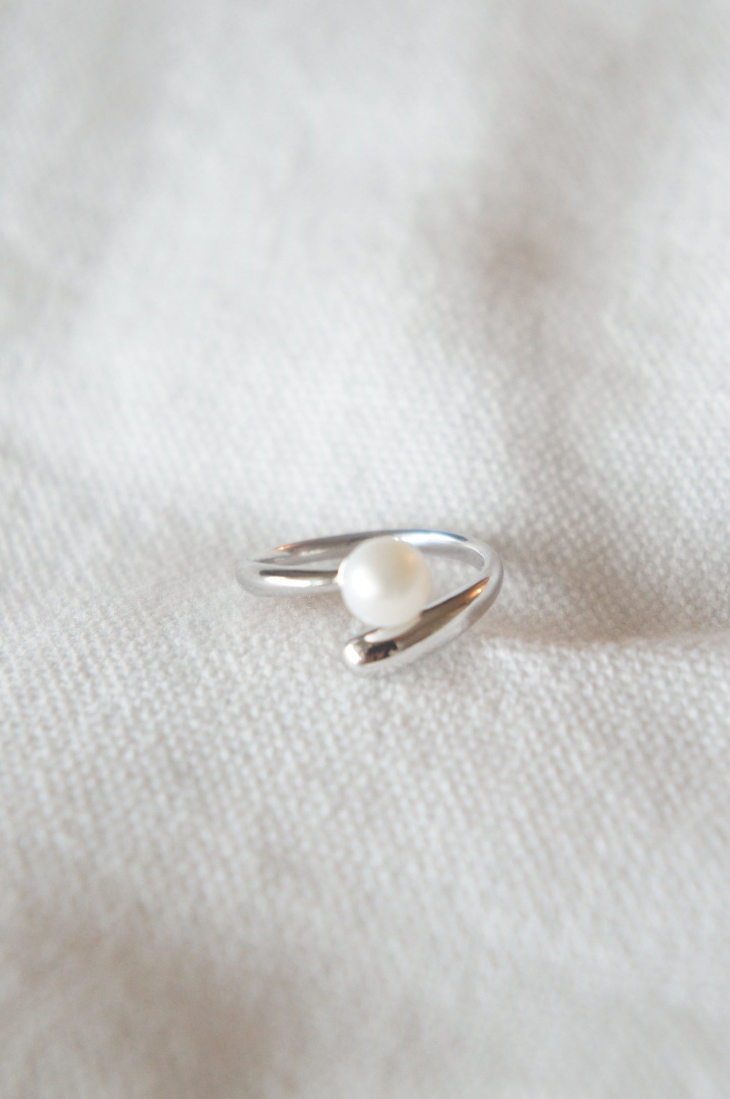 Pearl Open Ring