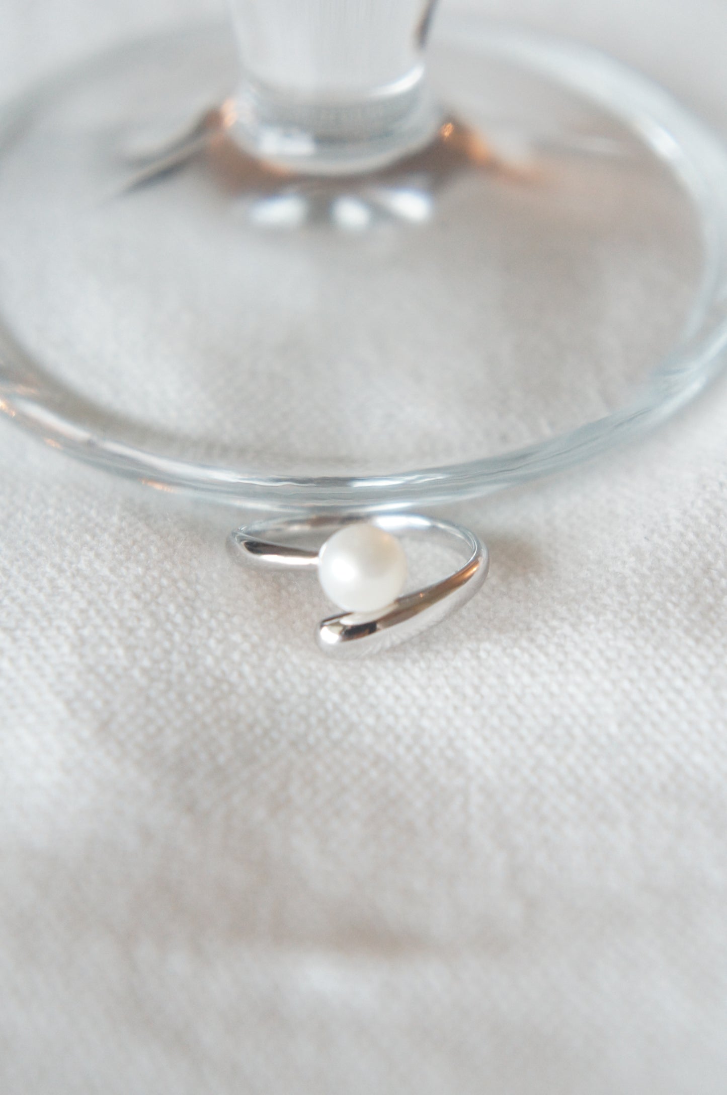 Pearl Open Ring